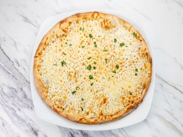 Spinach White Pizza.